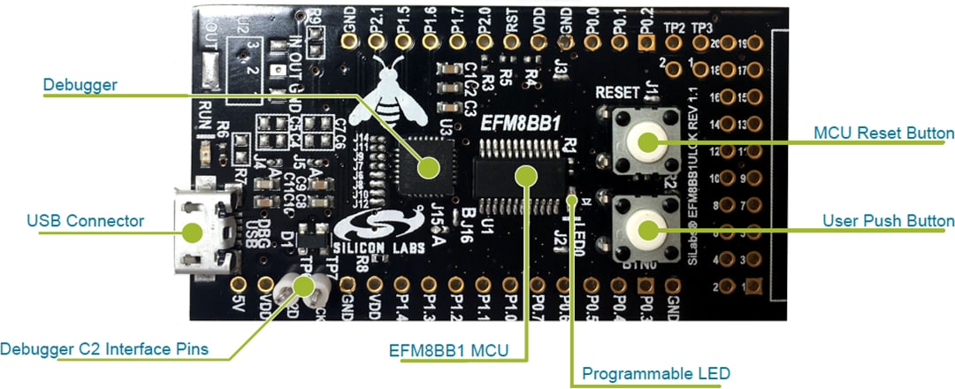 EFM8BB1LCK 8-bit Development Kit - Silicon Labs | Mouser EFM8BB1LCK 8-bit Development Kit - Silicon Labs | Mouser